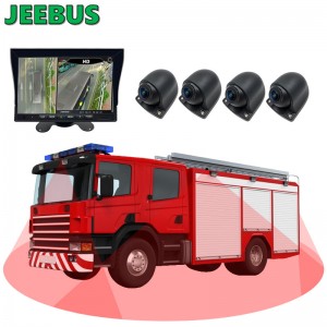 AHD 1080P 모니터링 3D 360 Bird View All Round Camera System for Van Bus Truck Heavy Duty
